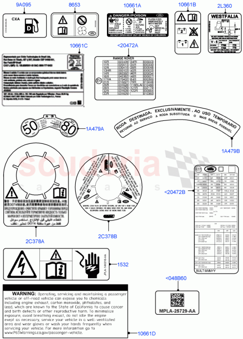Part Diagram for Land Rover LR111464