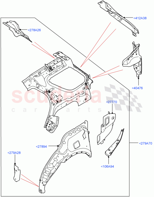 Part Diagram for Land Rover LR118901