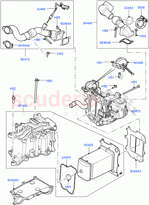 Part Diagram for Land Rover LR022777