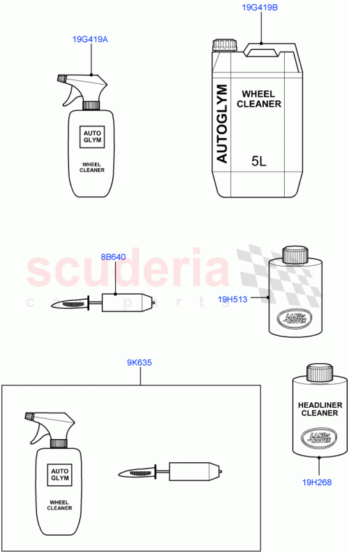 Part Diagram for Land Rover LR092471