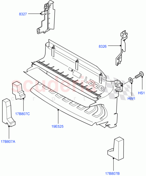 Part Diagram for Land Rover LR013042