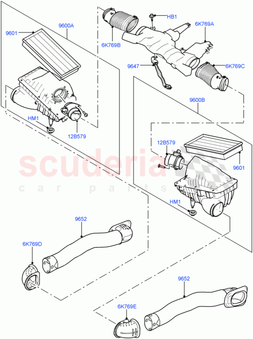 Part Diagram for Land Rover LR020022