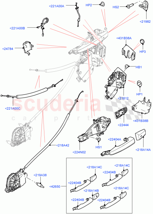 Part Diagram for Land Rover LR038522