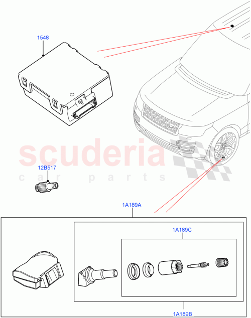 Part Diagram for Land Rover LR114009