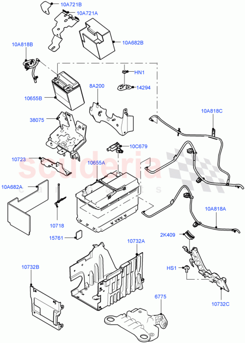Part Diagram for Land Rover LR135616
