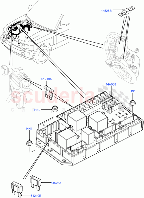 Part Diagram for Land Rover LR003734