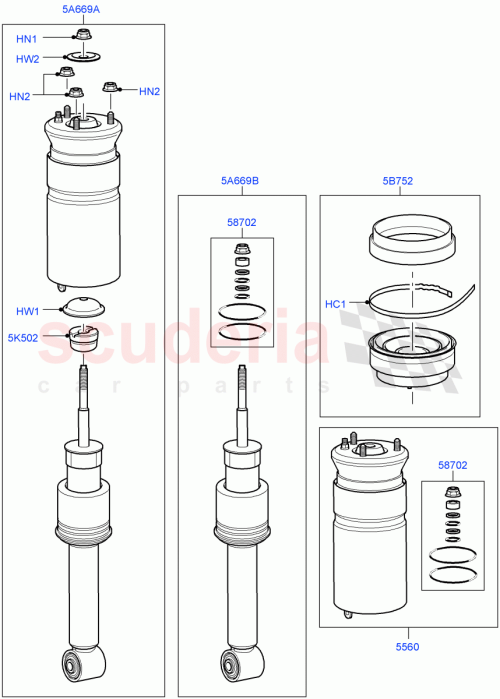 Part Diagram for Land Rover RPC500030