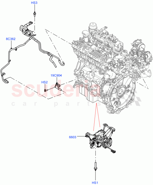 Part Diagram for Land Rover LR139790