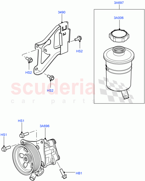 Part Diagram for Land Rover LR022643