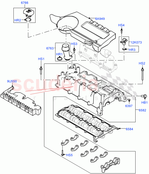 Part Diagram for Land Rover LR000335