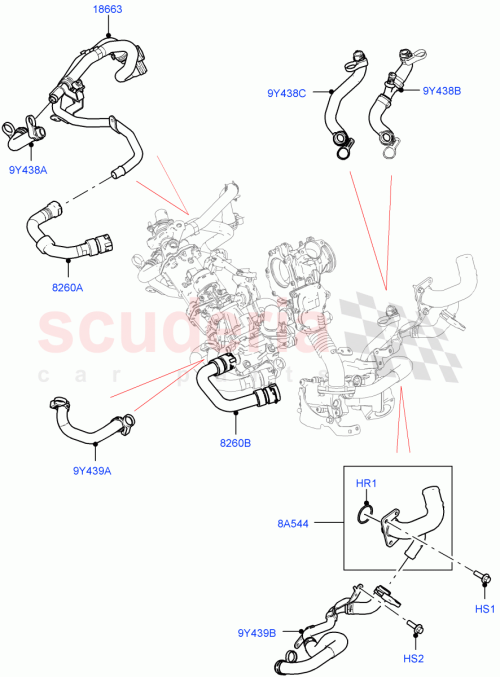 Part Diagram for Land Rover LR115212