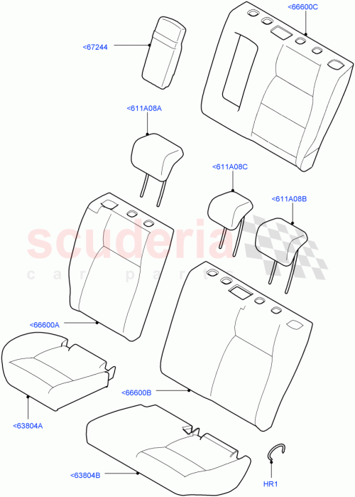 Part Diagram for Land Rover LR074062