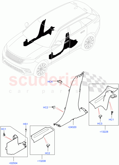 Part Diagram for Land Rover LR092081