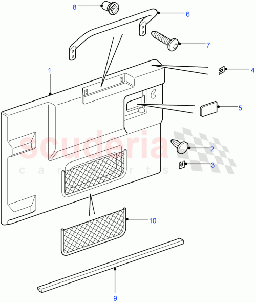 Part Diagram for Land Rover FVJ000011PUY