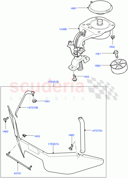 Part Diagram for Land Rover DYP101310