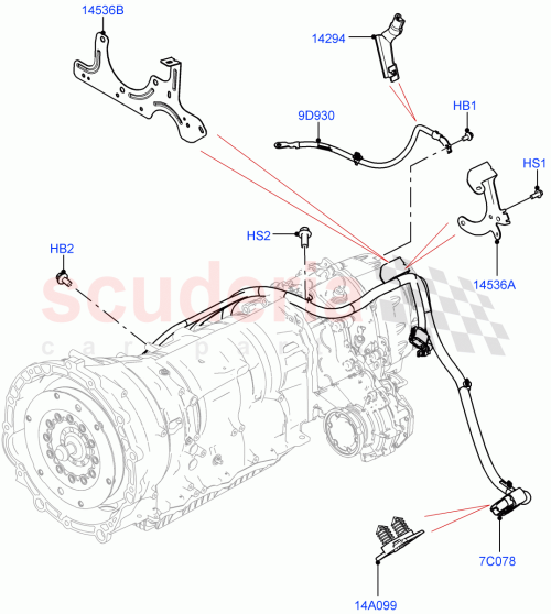 Part Diagram for Land Rover LR145397