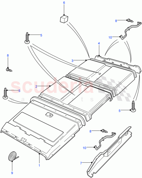 Part Diagram for Land Rover LR033221