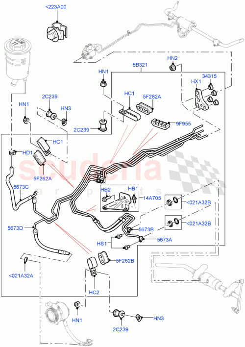 Part Diagram for Land Rover LR019385