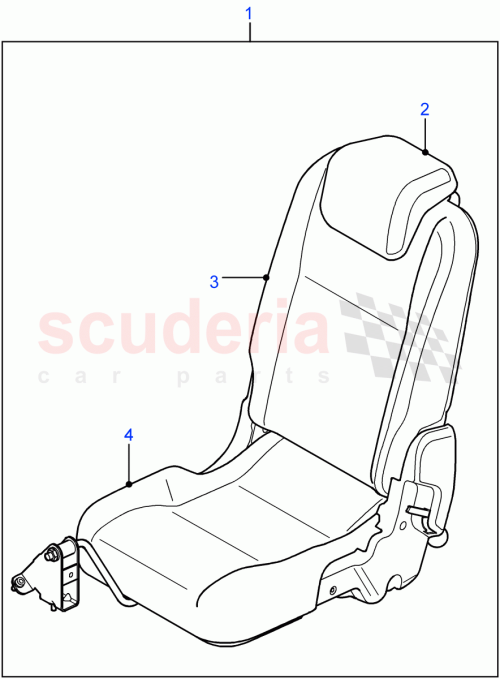 Part Diagram for Land Rover LR052737