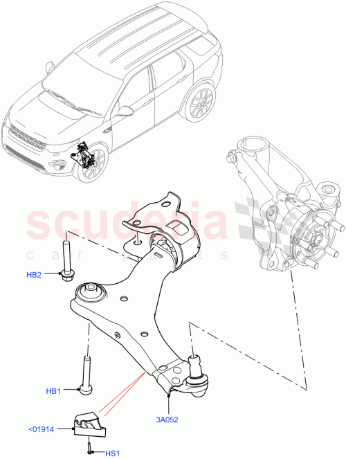 Part Diagram for Land Rover LR101811