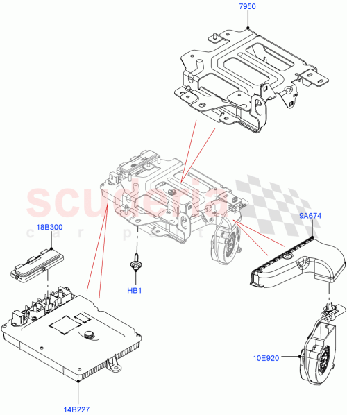 Part Diagram for Land Rover LR141793
