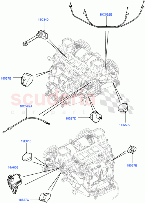 Part Diagram for Land Rover JFF500020