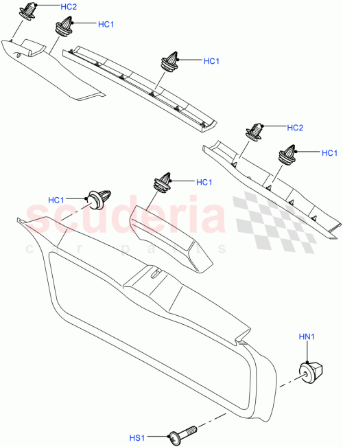 Part Diagram for Land Rover EYC000202