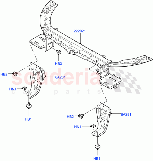 Part Diagram for Land Rover LR042992