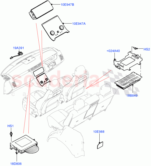 Part Diagram for Land Rover LR154837