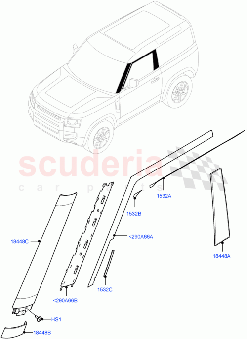 Part Diagram for Land Rover LR130127