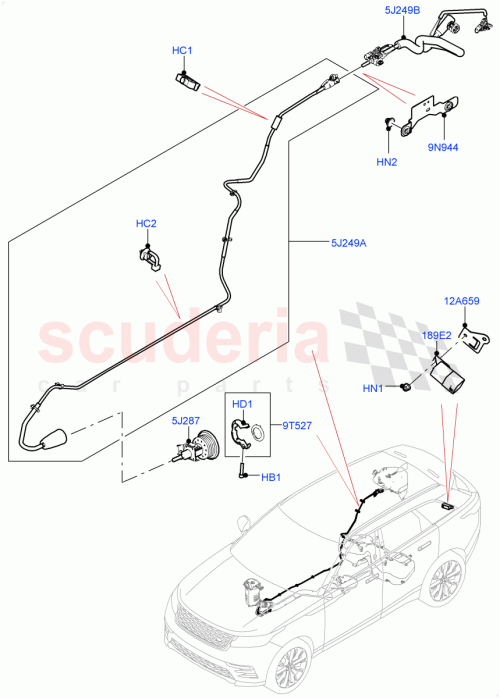 Part Diagram for Land Rover LR139412