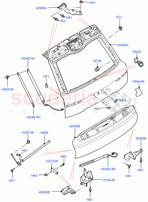 Part Diagram for Land Rover LR038192