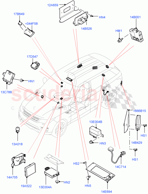 Part Diagram for Land Rover LR086925