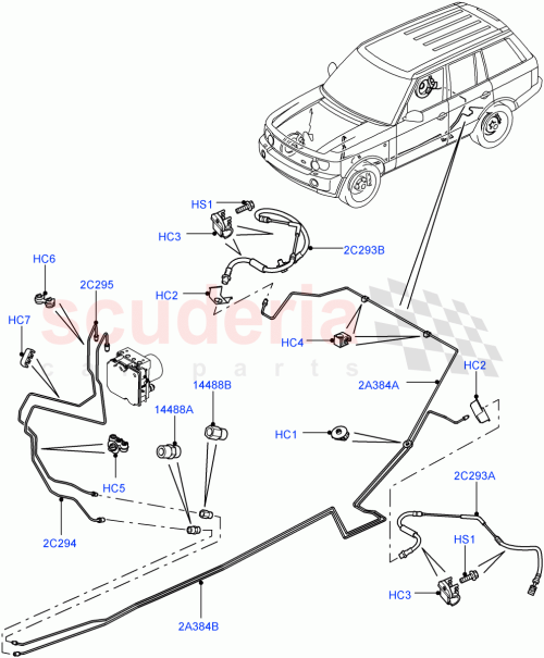 Part Diagram for Land Rover SGK100630