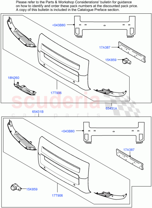 Part Diagram for Land Rover VPLEP0386