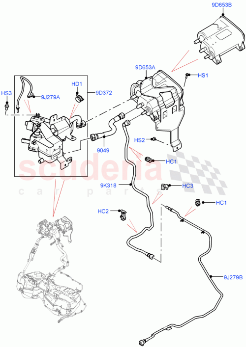Part Diagram for Land Rover LR092981