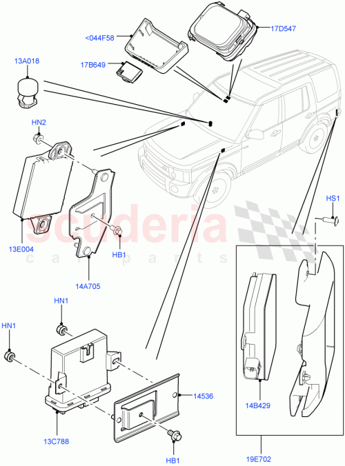 Part Diagram for Land Rover LR064692