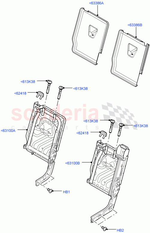 Part Diagram for Land Rover HYG500320