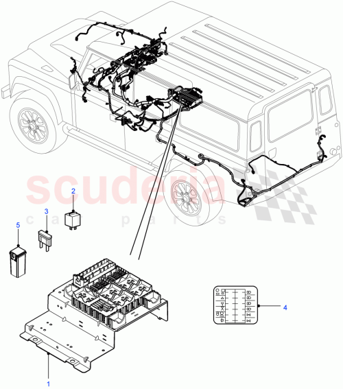 Part Diagram for Land Rover LR058108
