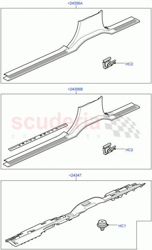 Part Diagram for Land Rover IPN500090