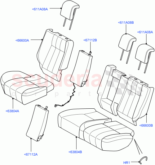 Part Diagram for Land Rover LR020319