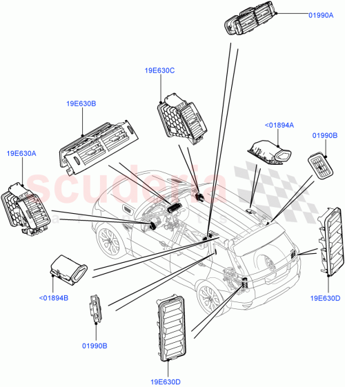 Part Diagram for Land Rover LR047634