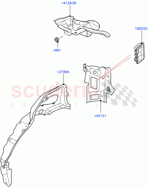 Part Diagram for Land Rover LR095213