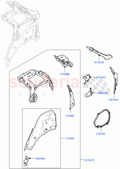 Part Diagram for Land Rover LR117998