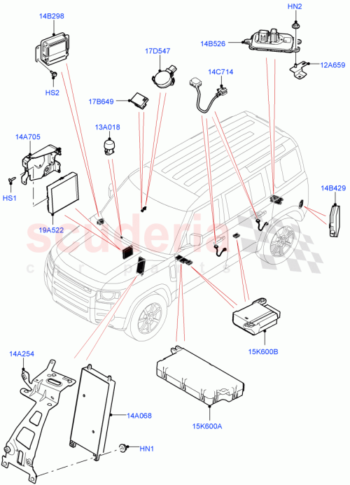 Part Diagram for Land Rover LR132060