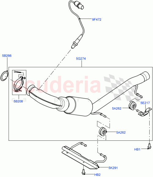 Part Diagram for Land Rover LR000954