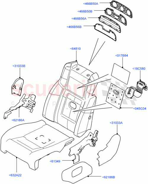 Part Diagram for Land Rover LR056636