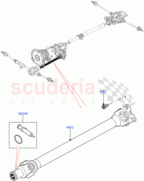 Part Diagram for Land Rover LR092699