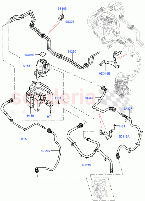 Part Diagram for Land Rover LR139951