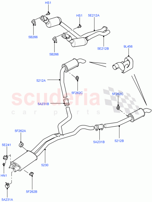 Part Diagram for Land Rover LR020011